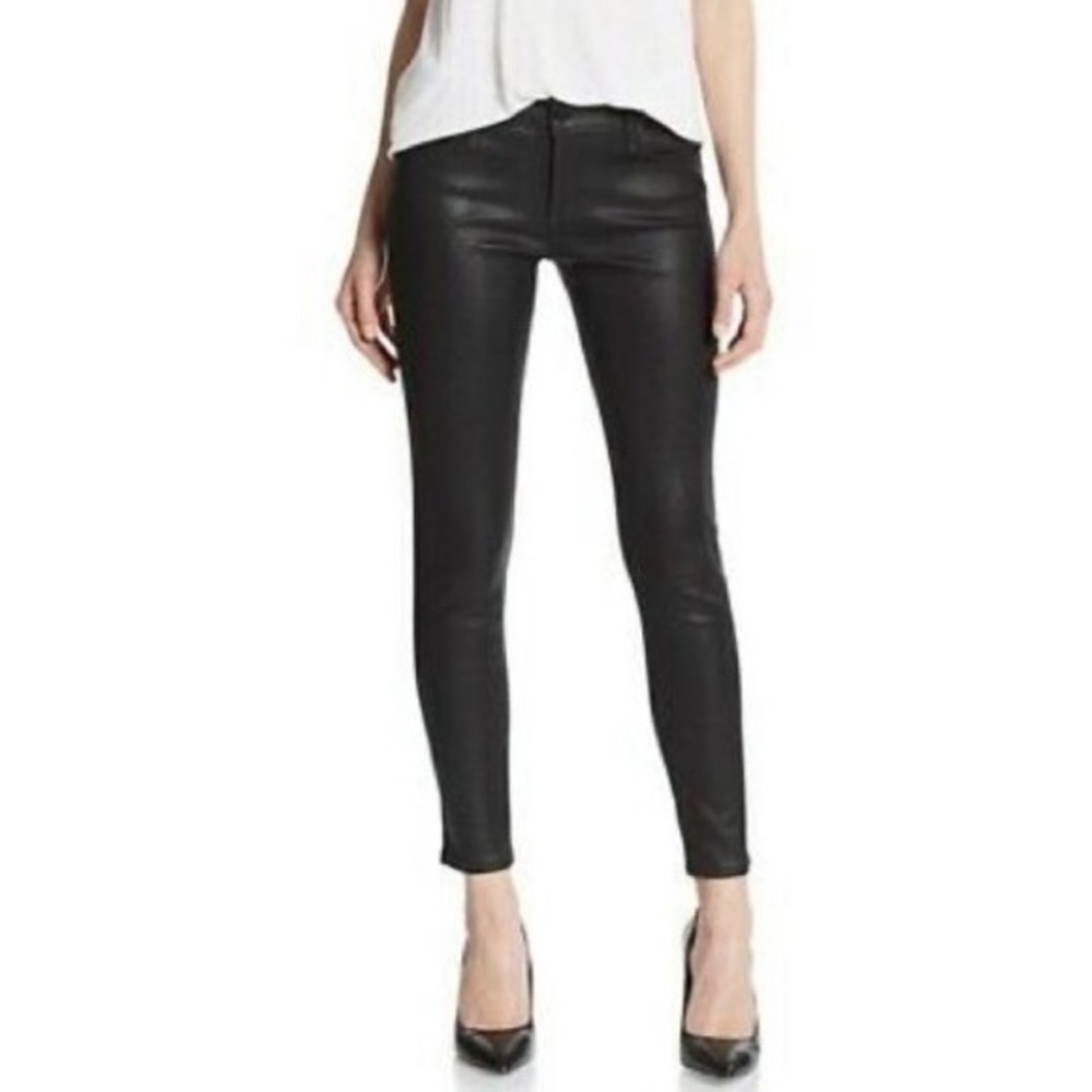 Joe’s Vixen Ankle Black Coated Sassy Darley Skinny Jeans Sz.24 NWT!